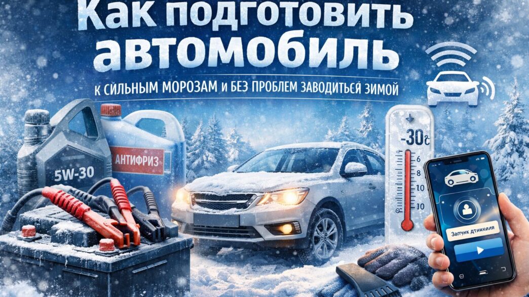 как подготовить автомобиль к сильным морозам