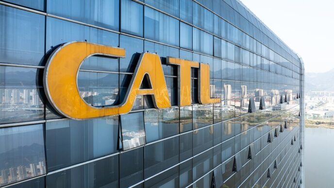 CATL Китай рынок батарей